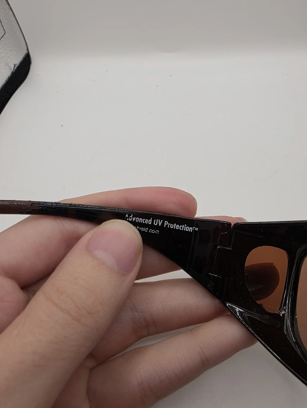 Foster Grant Black VR/AR Glasses with Amber Lenses